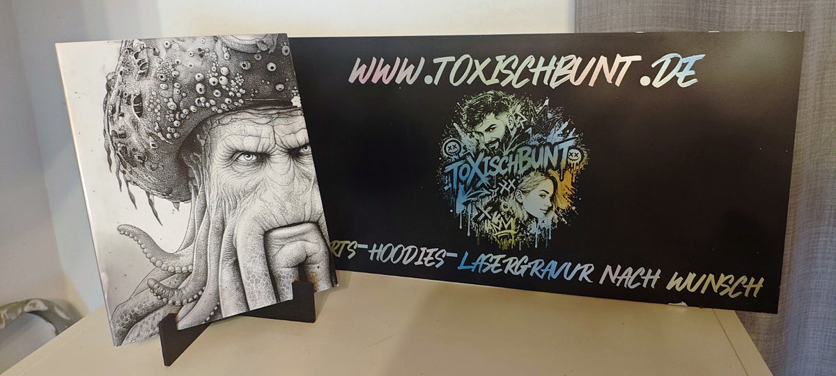 KRAKEN-PIRAT ☠️🐙 – Motivfliese 20 × 25 cm