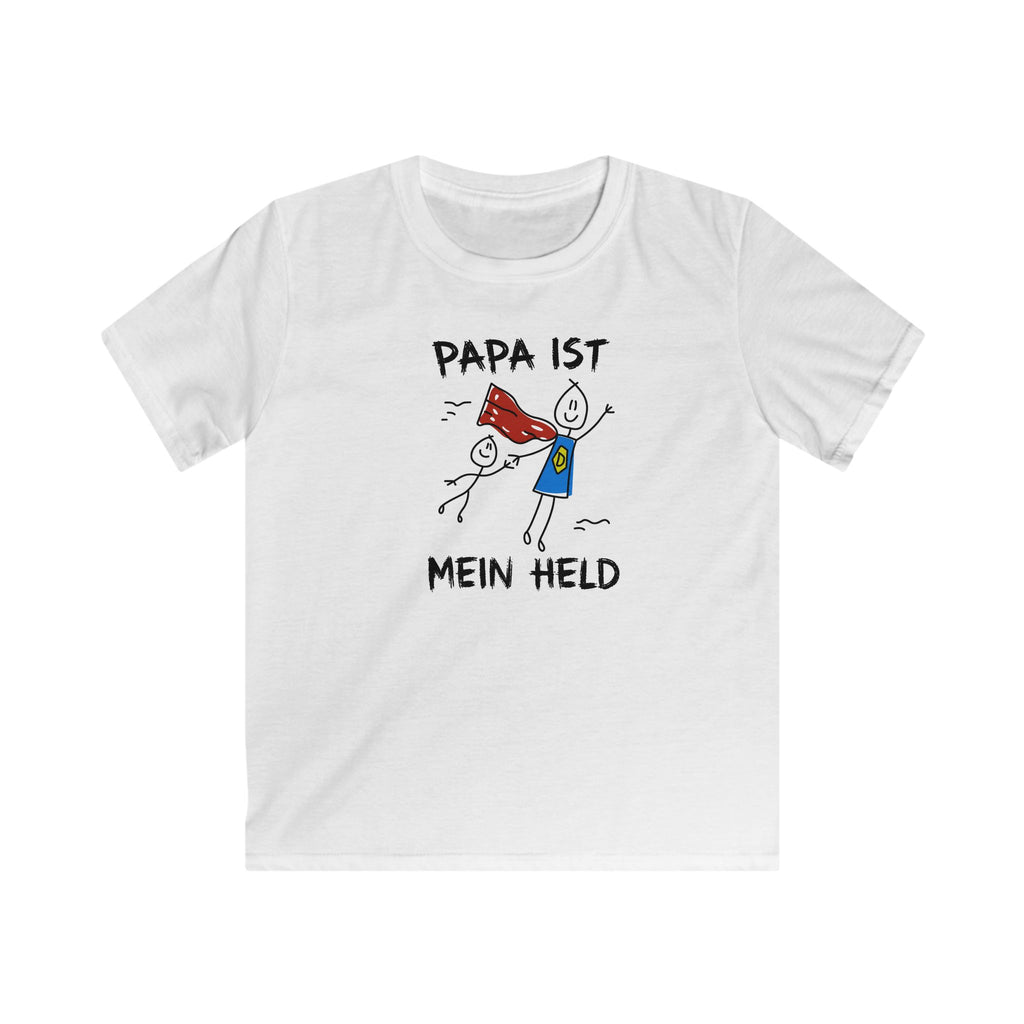 Kinder T-Shirt „Papa ist mein Held“