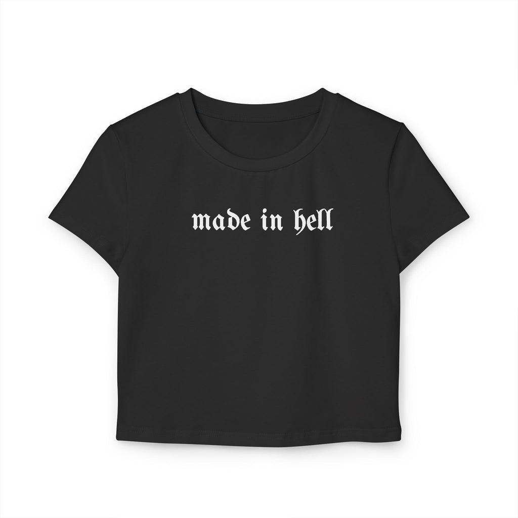 Cropped Shirt „Made in Hell“