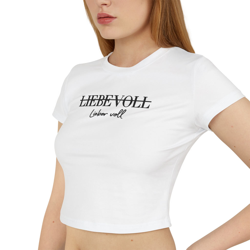 Cropped Shirt „Liebe voll“
