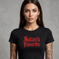Cropped Shirt „Satan’s Favorite“