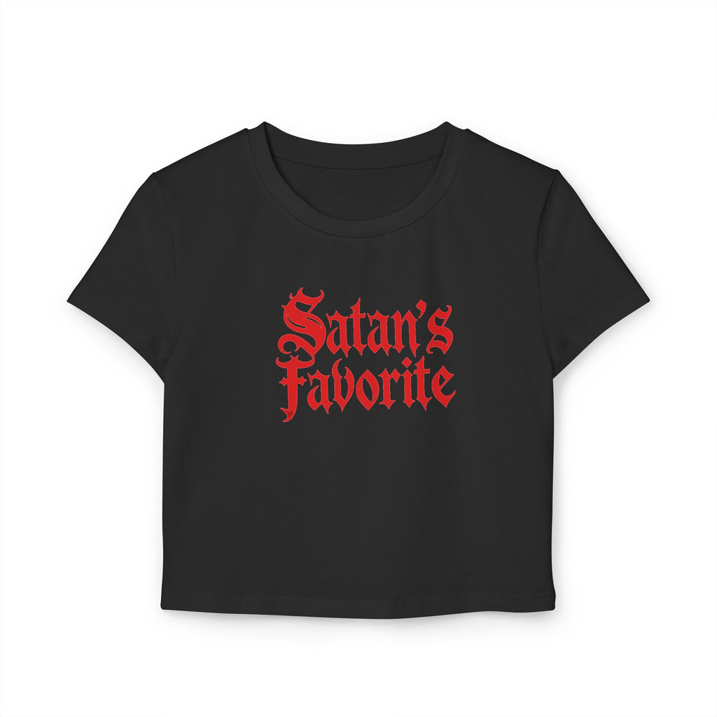 Cropped Shirt „Satan’s Favorite“