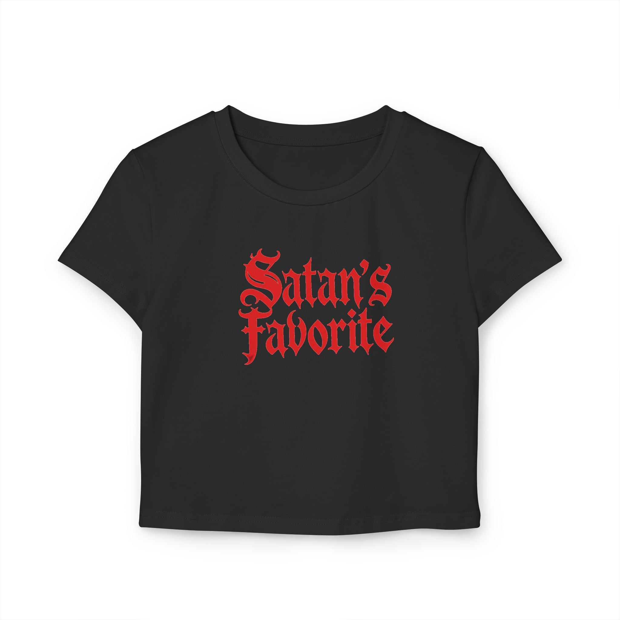 Cropped Shirt „Satan’s Favorite“