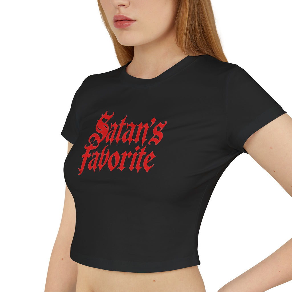 Cropped Shirt „Satan’s Favorite“