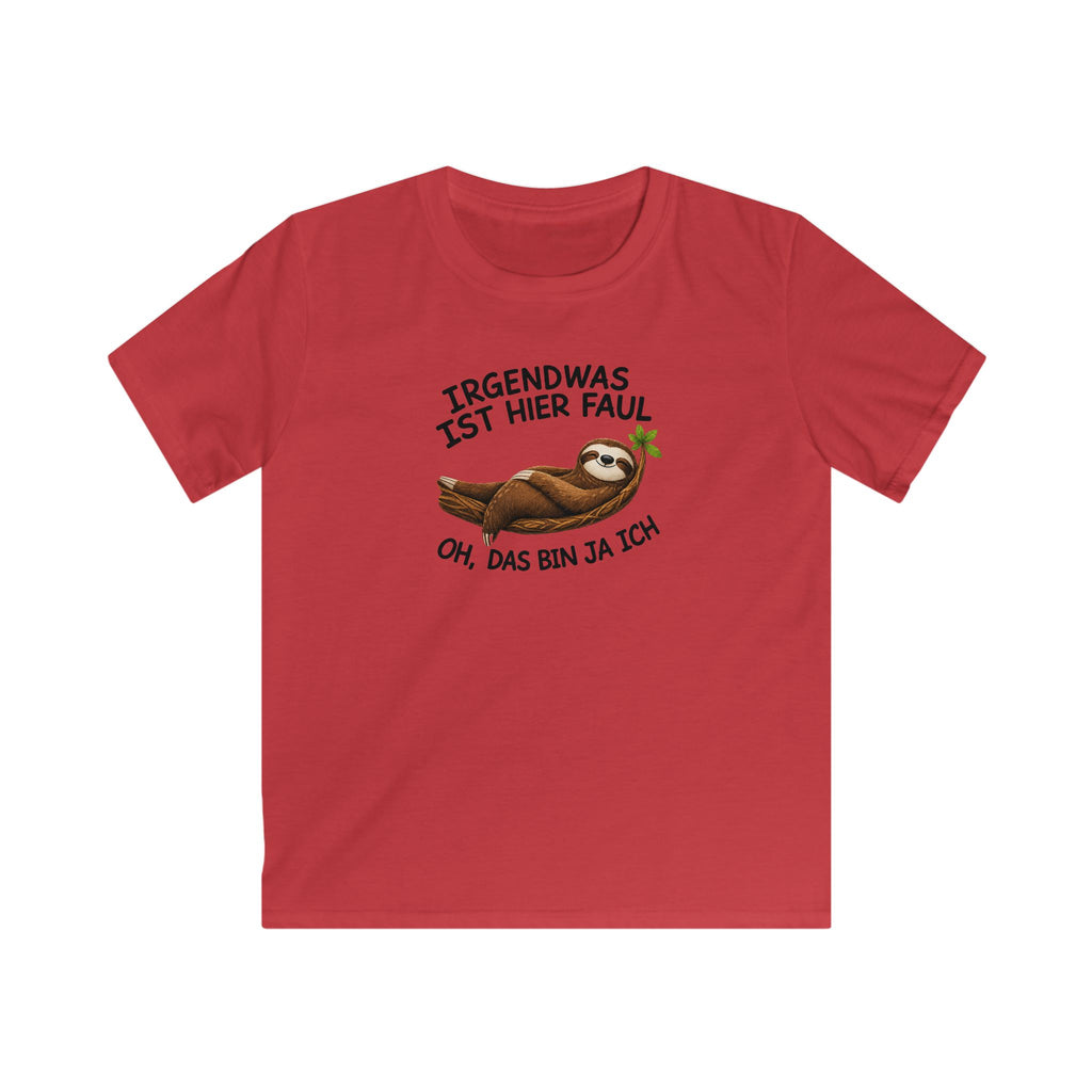 Kinder T-Shirt „Irgendwas ist hier faul“