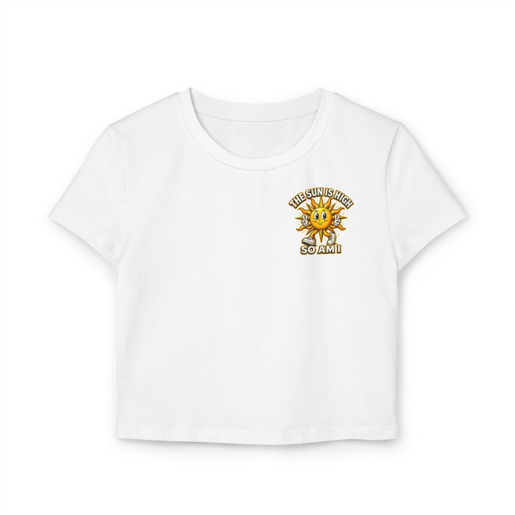 Cropped Shirt „The Sun Is High“