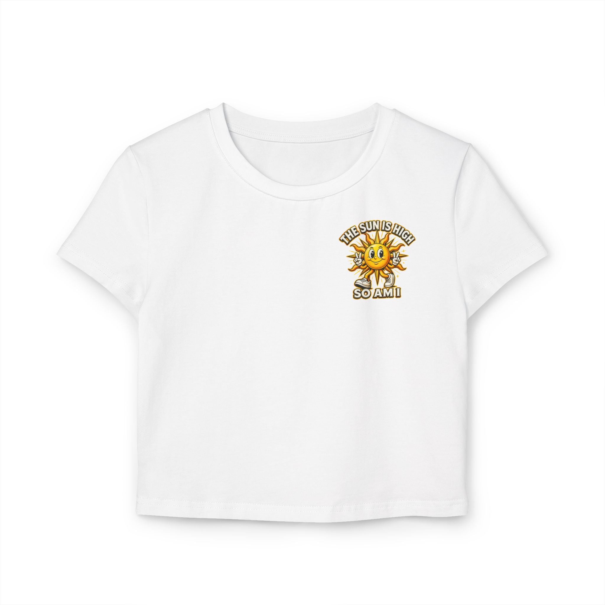 Cropped Shirt „The Sun Is High“