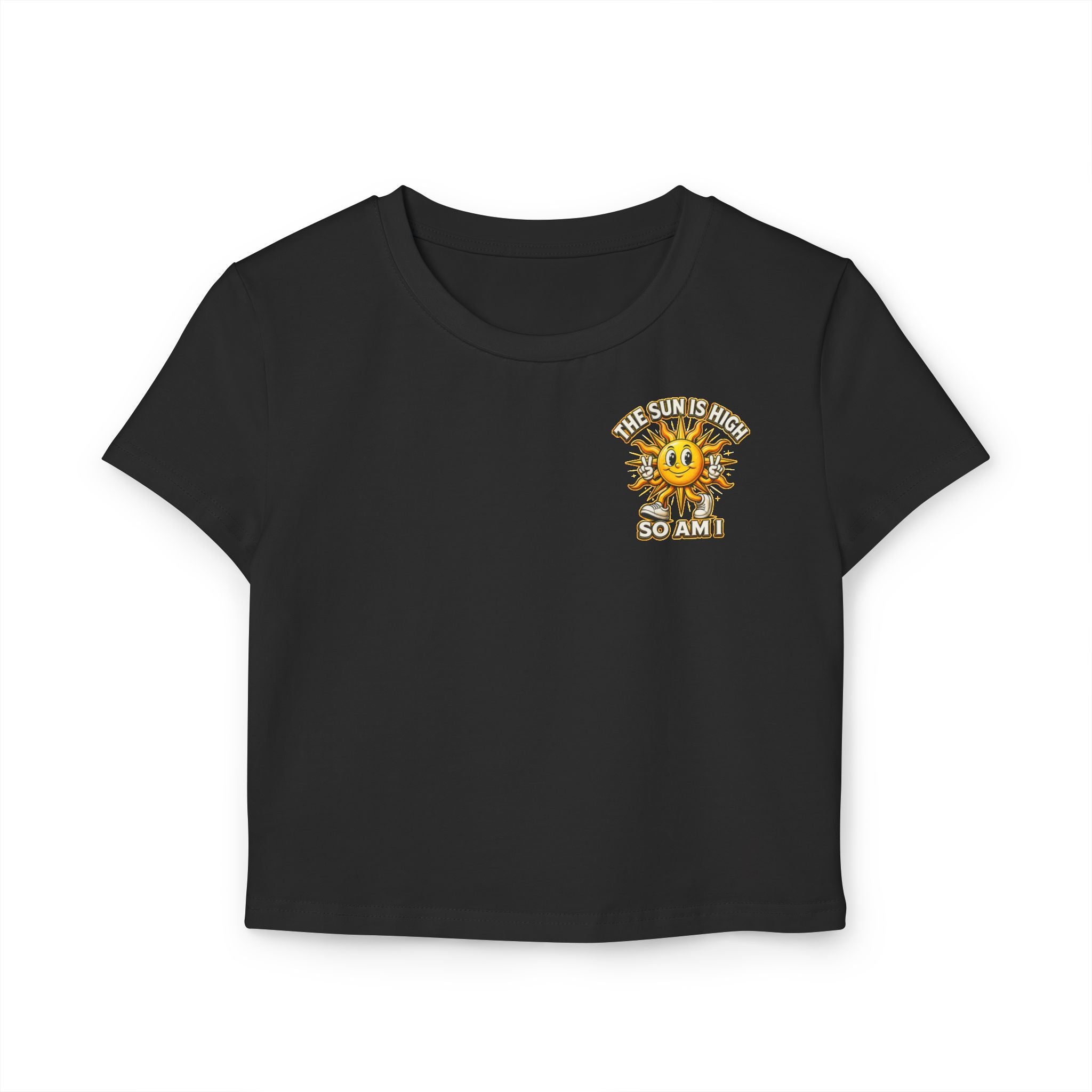 Cropped Shirt „The Sun Is High“