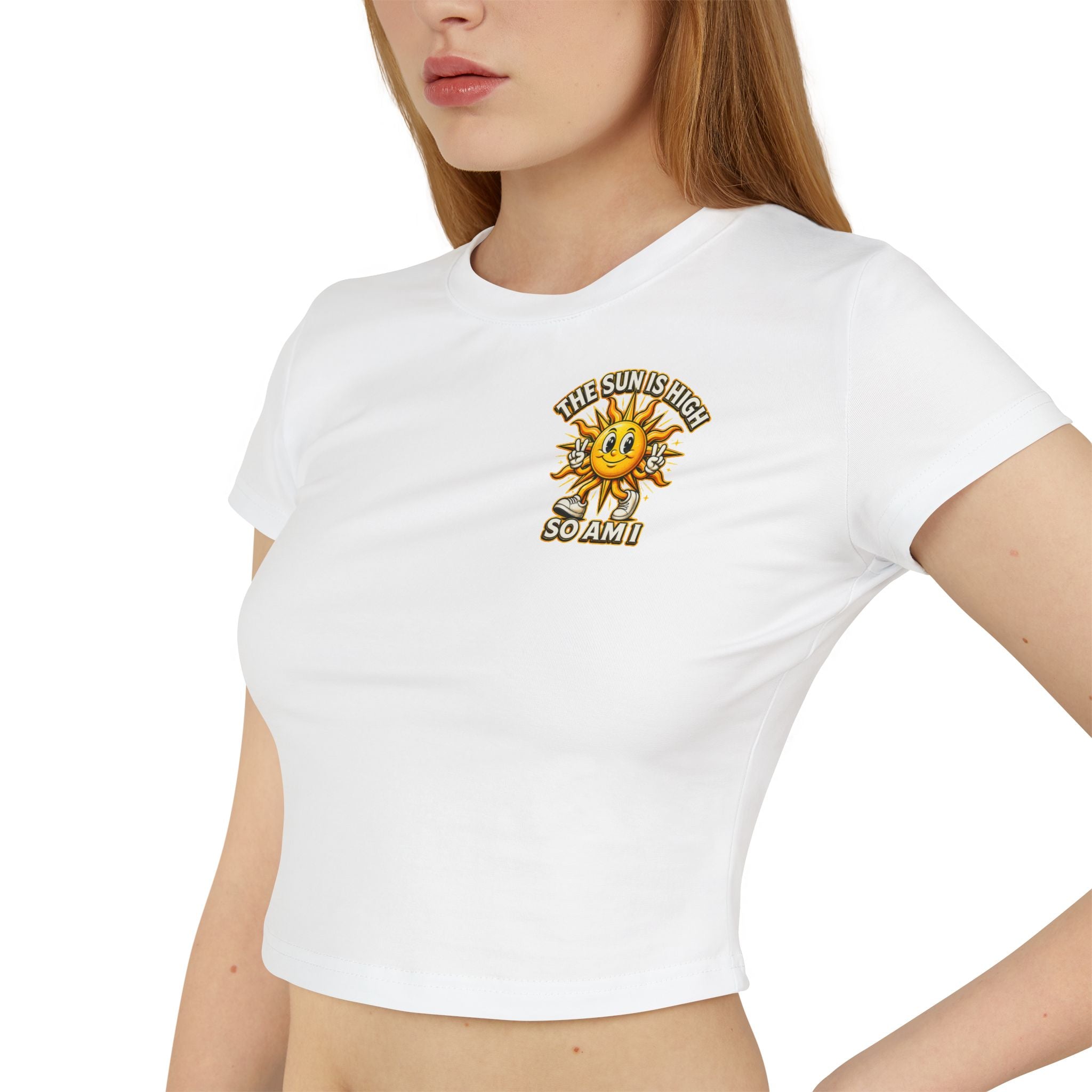Cropped Shirt „The Sun Is High“