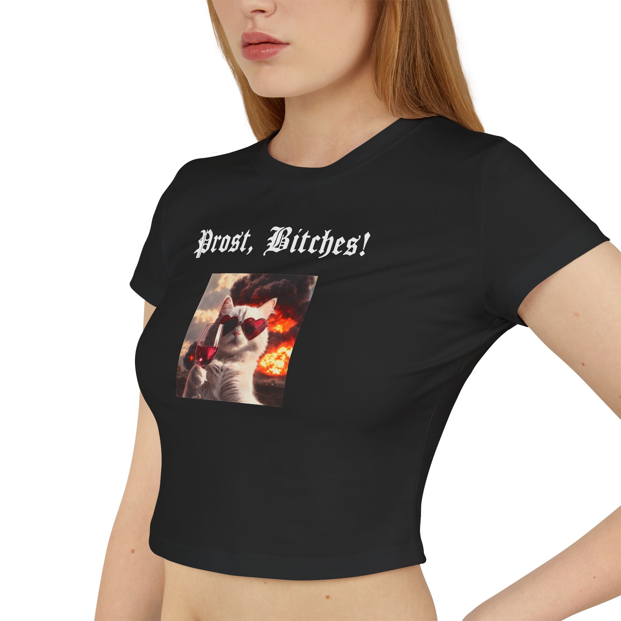 Cropped Shirt „Prost, Bitches!“