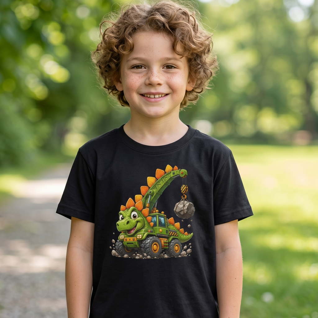Kinder T-Shirt „Dino-Kran“