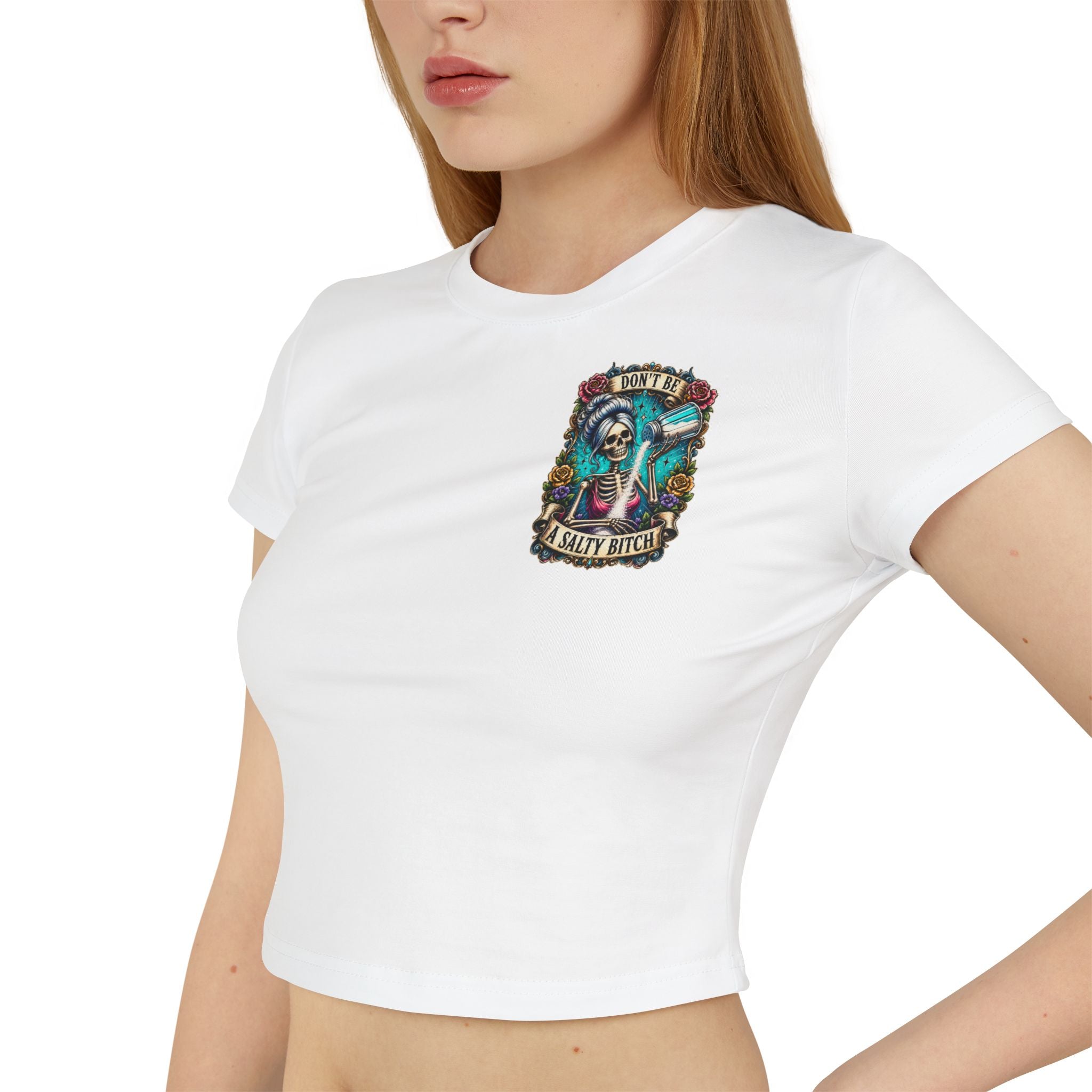 Cropped Shirt „Don’t Be A Salty Bitch“