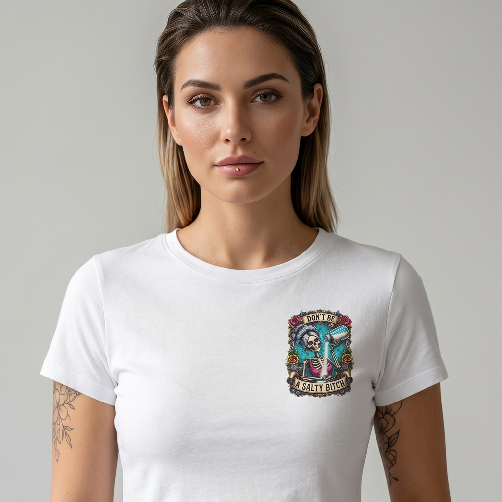 Cropped Shirt „Don’t Be A Salty Bitch“