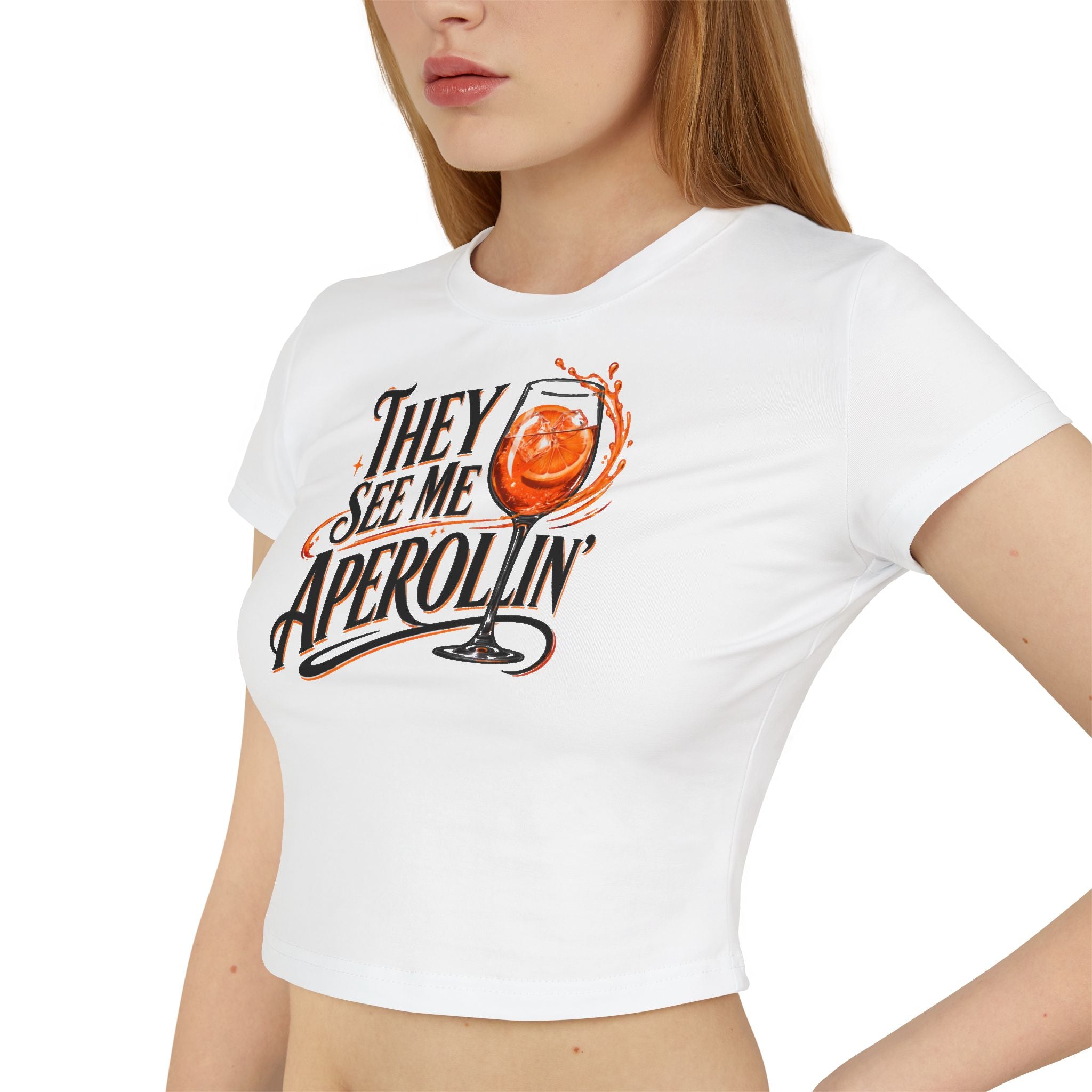 Cropped Shirt „Aperollin’“
