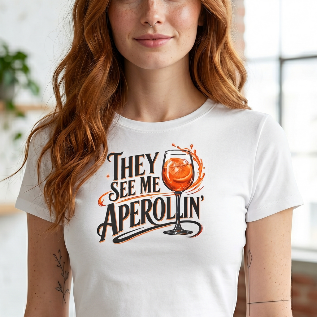 Cropped Shirt „Aperollin’“