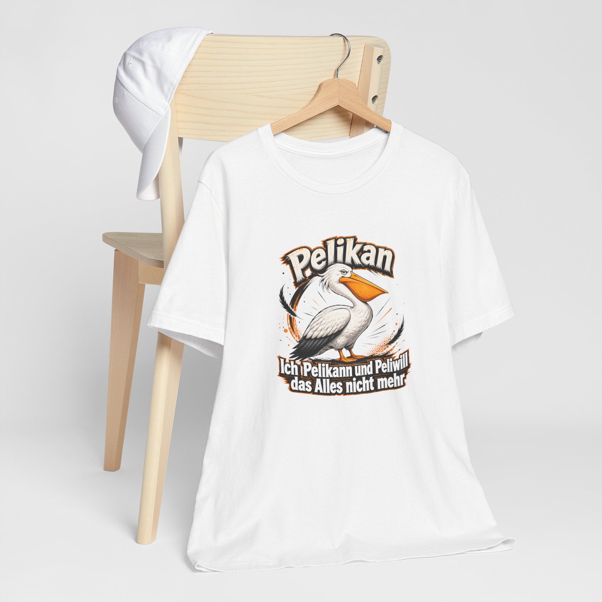 Herren T-Shirt „Pelikan – Ich Pelikan und Peliwill das alles nicht mehr“