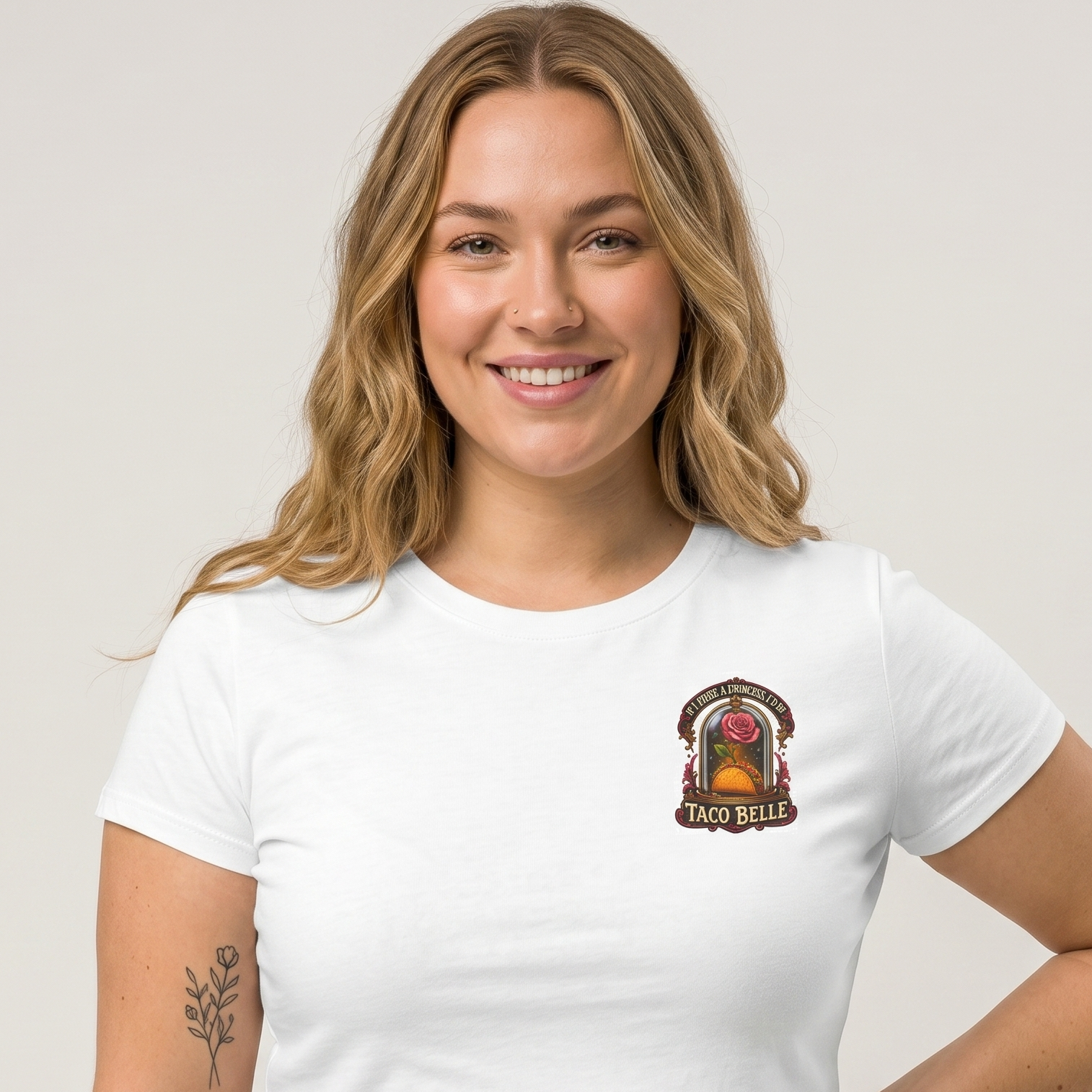 Cropped Shirt „Taco Belle“