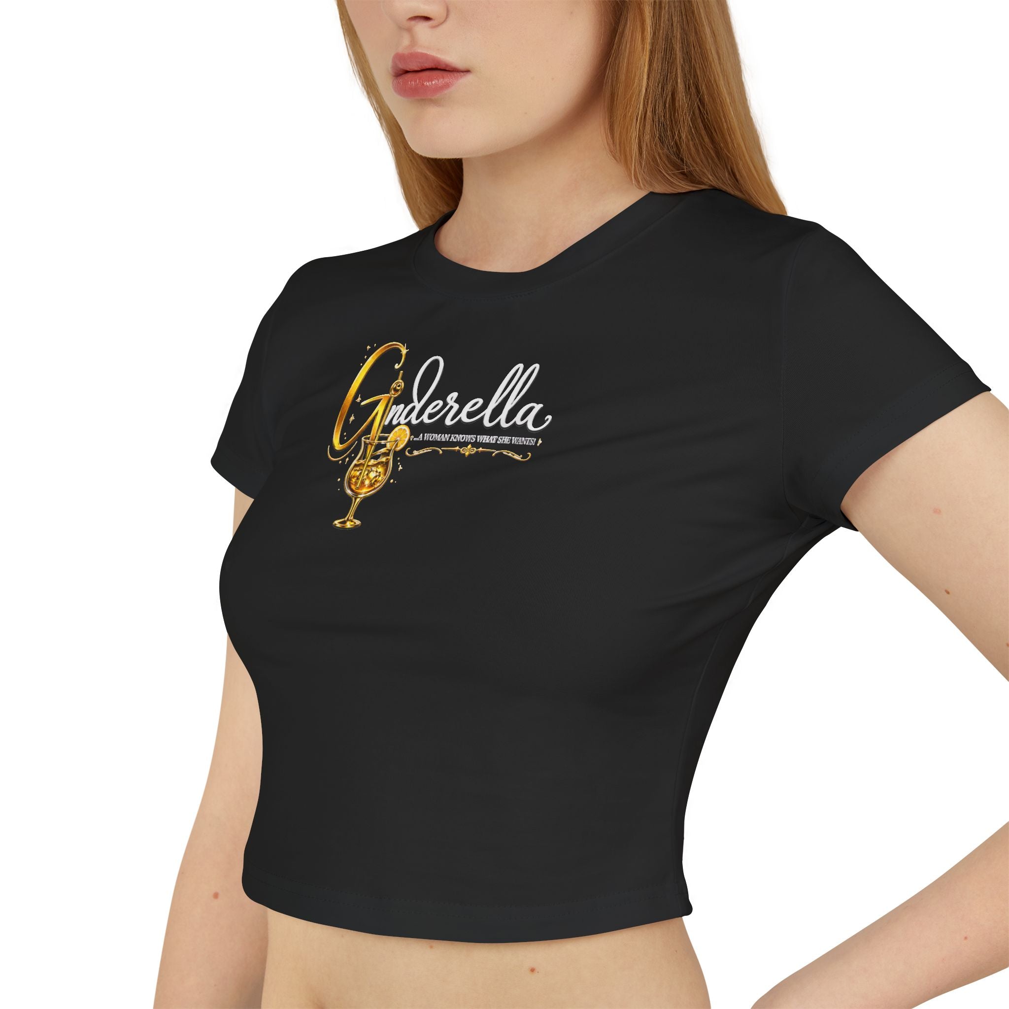Cropped Shirt „Ginderella“