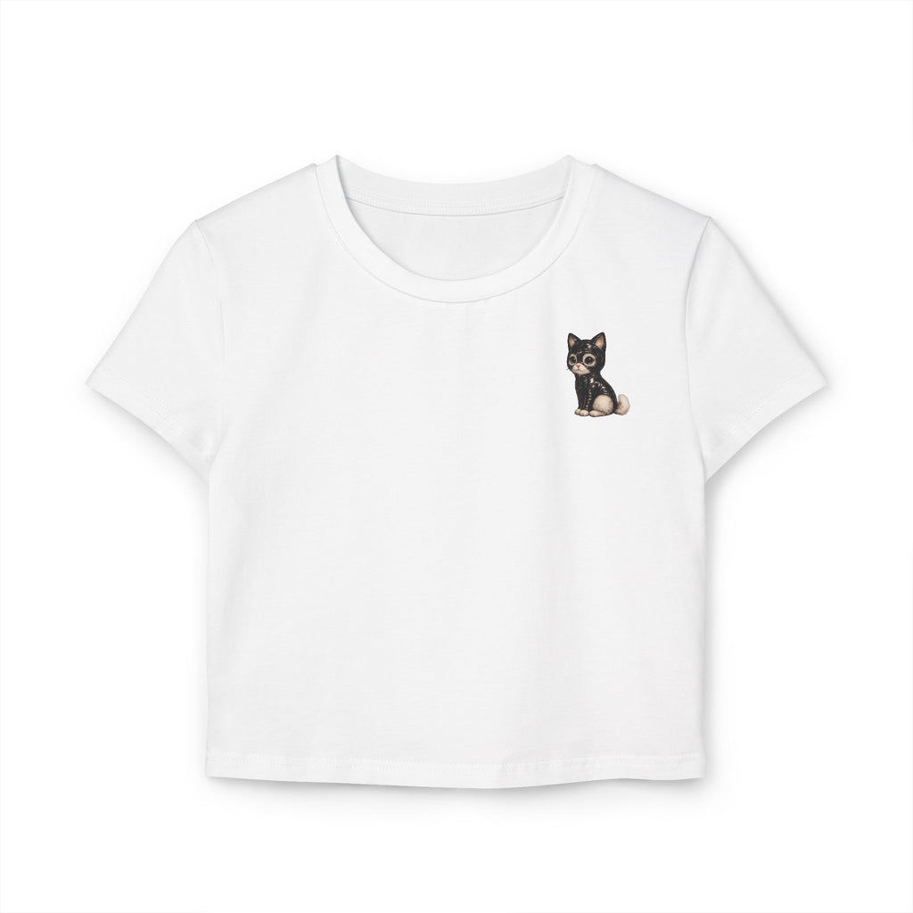 Cropped Shirt „SM Katze“