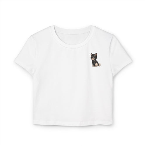 Cropped Shirt „SM Katze“