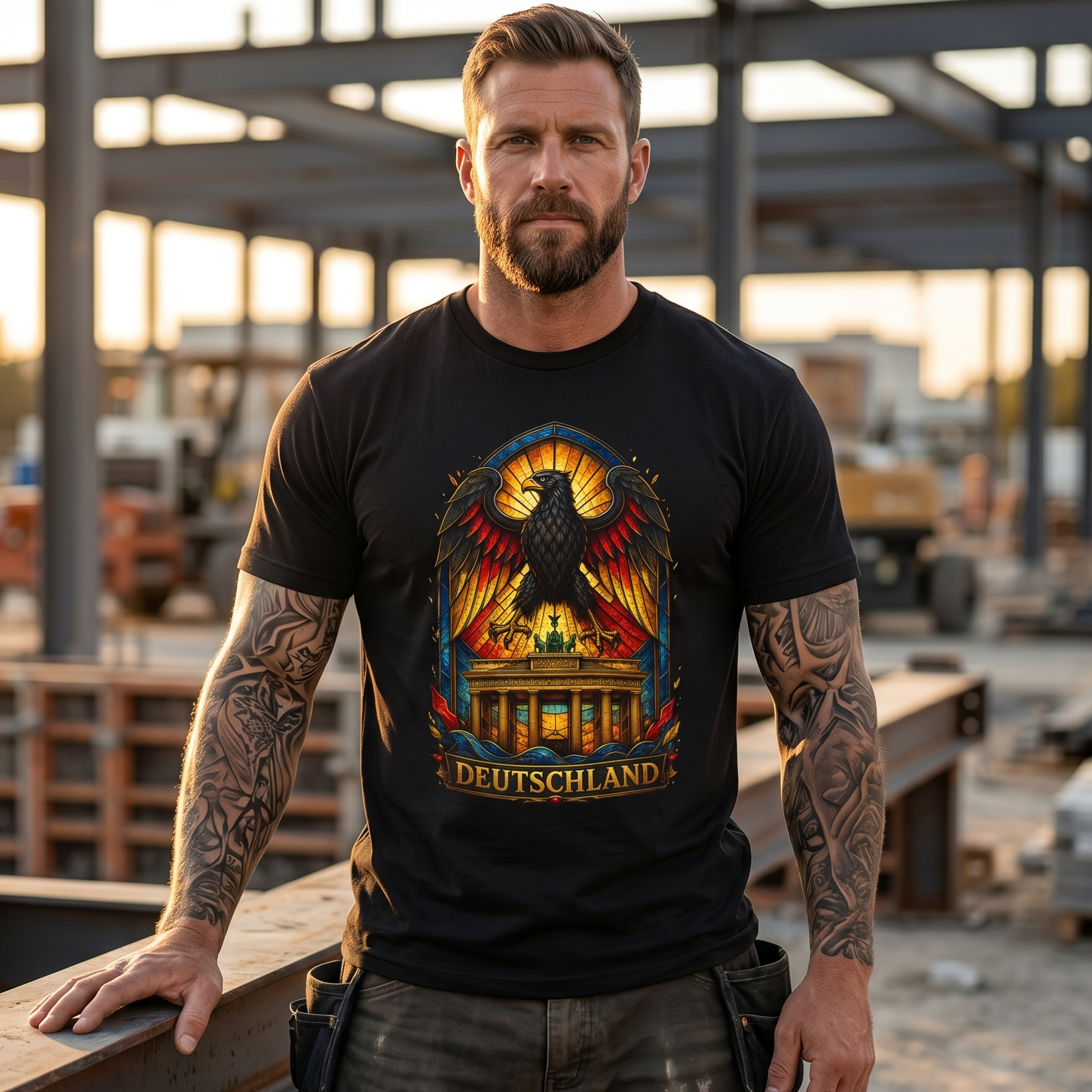 Herren T-Shirt „Deutschland“ Adler Design
