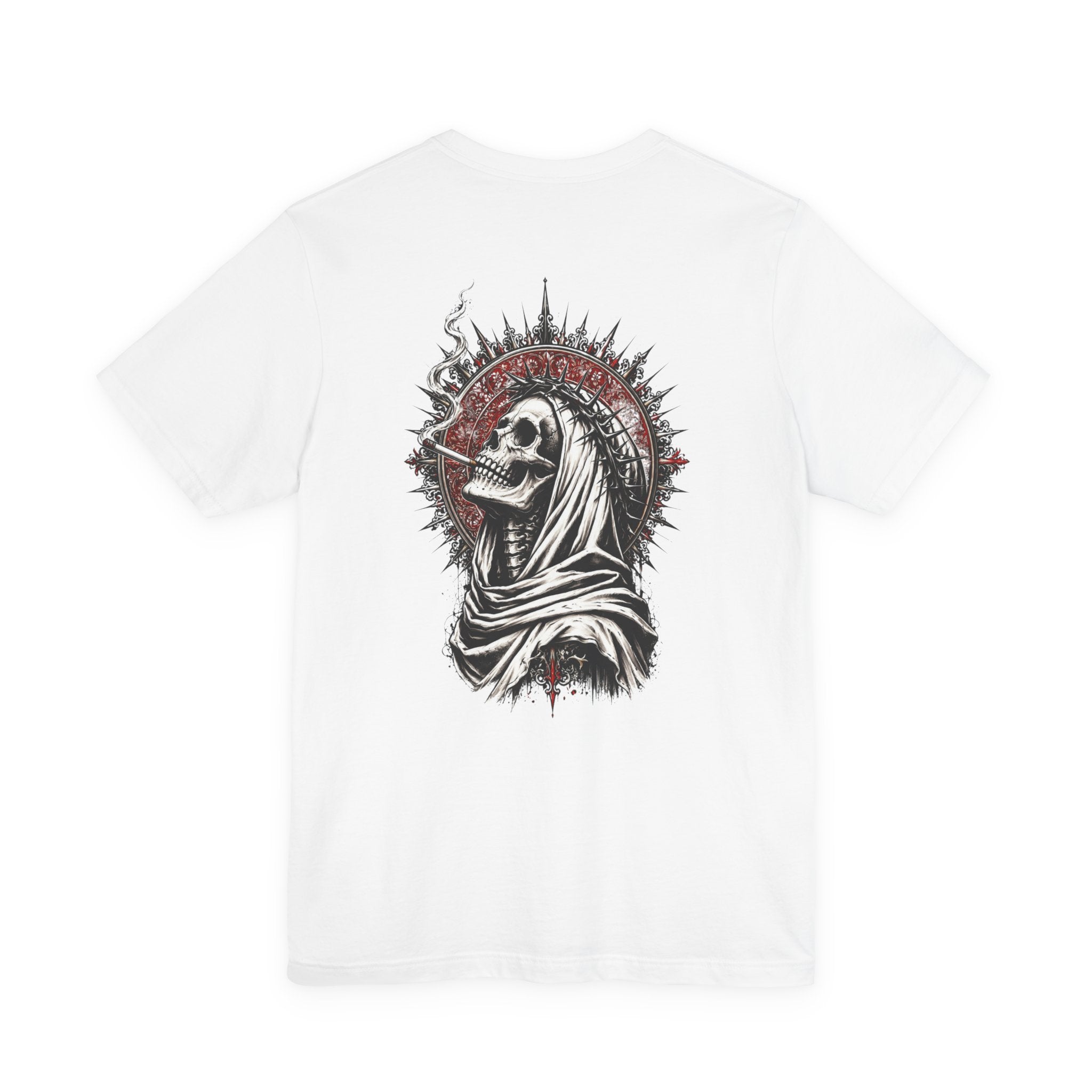 Herren T-Shirt Totenkopf / Grim Reaper mit Front- & Backprint