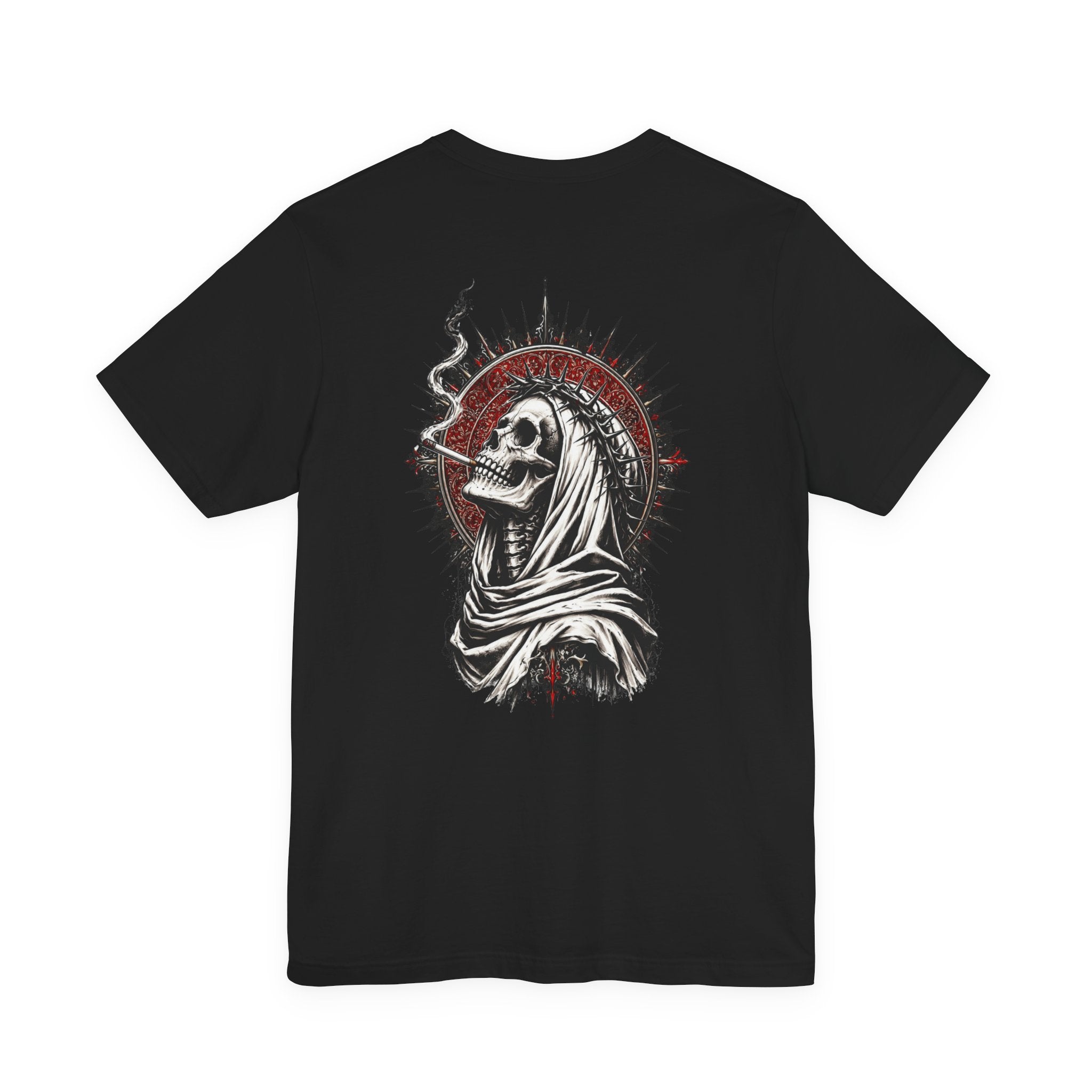Herren T-Shirt Totenkopf / Grim Reaper mit Front- & Backprint