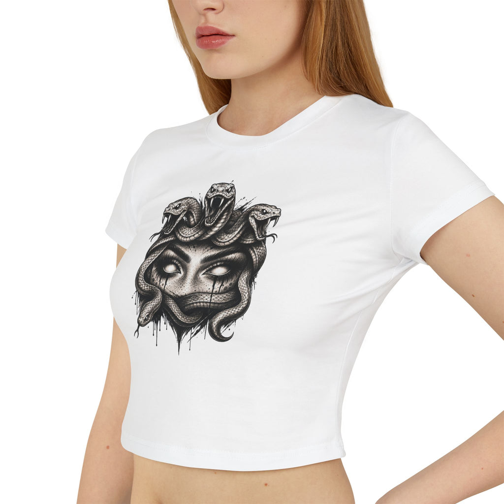 Cropped Shirt „Dark Medusa Eyes“