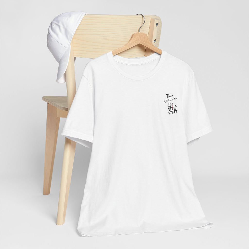 Herren T-Shirt „Think Outside The Box“ Backprint