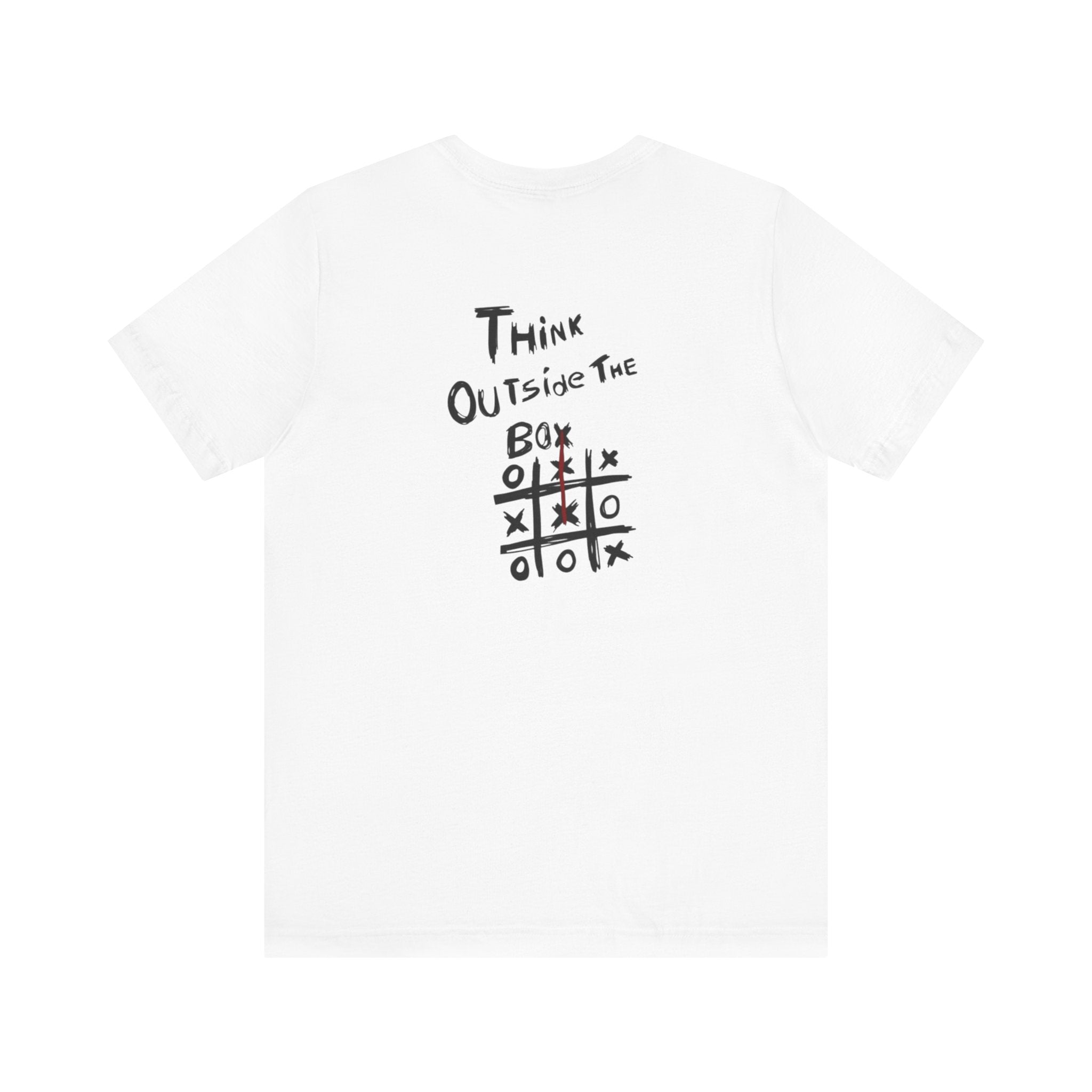 Herren T-Shirt „Think Outside The Box“ Backprint