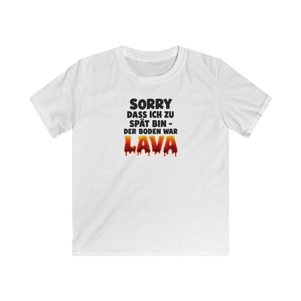 Kinder T-Shirt „Der Boden war Lava“