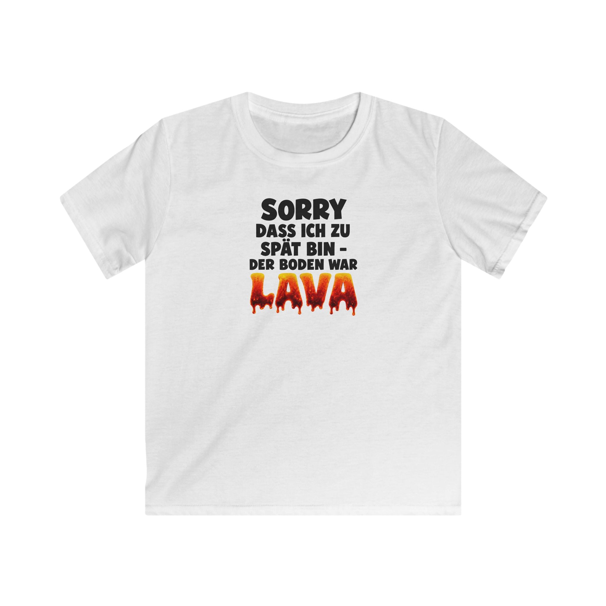 Kinder T-Shirt „Der Boden war Lava“