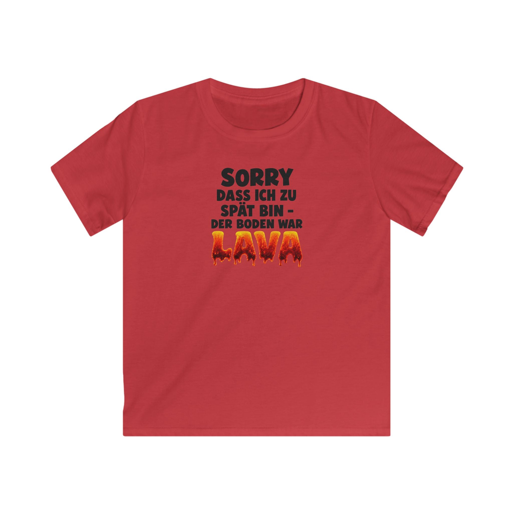 Kinder T-Shirt „Der Boden war Lava“