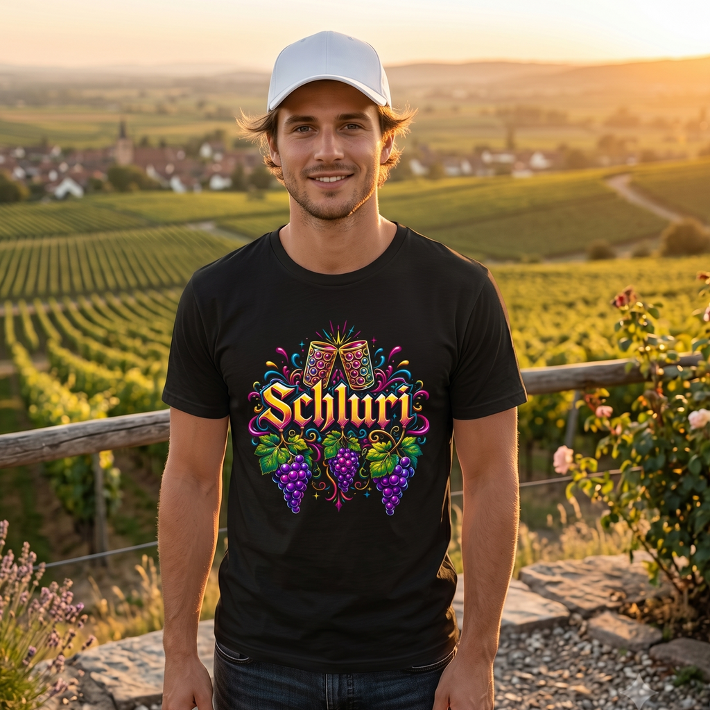 Herren T-Shirt „Schluri“ – Pfalz Collection | Schorle Shirt für Männer