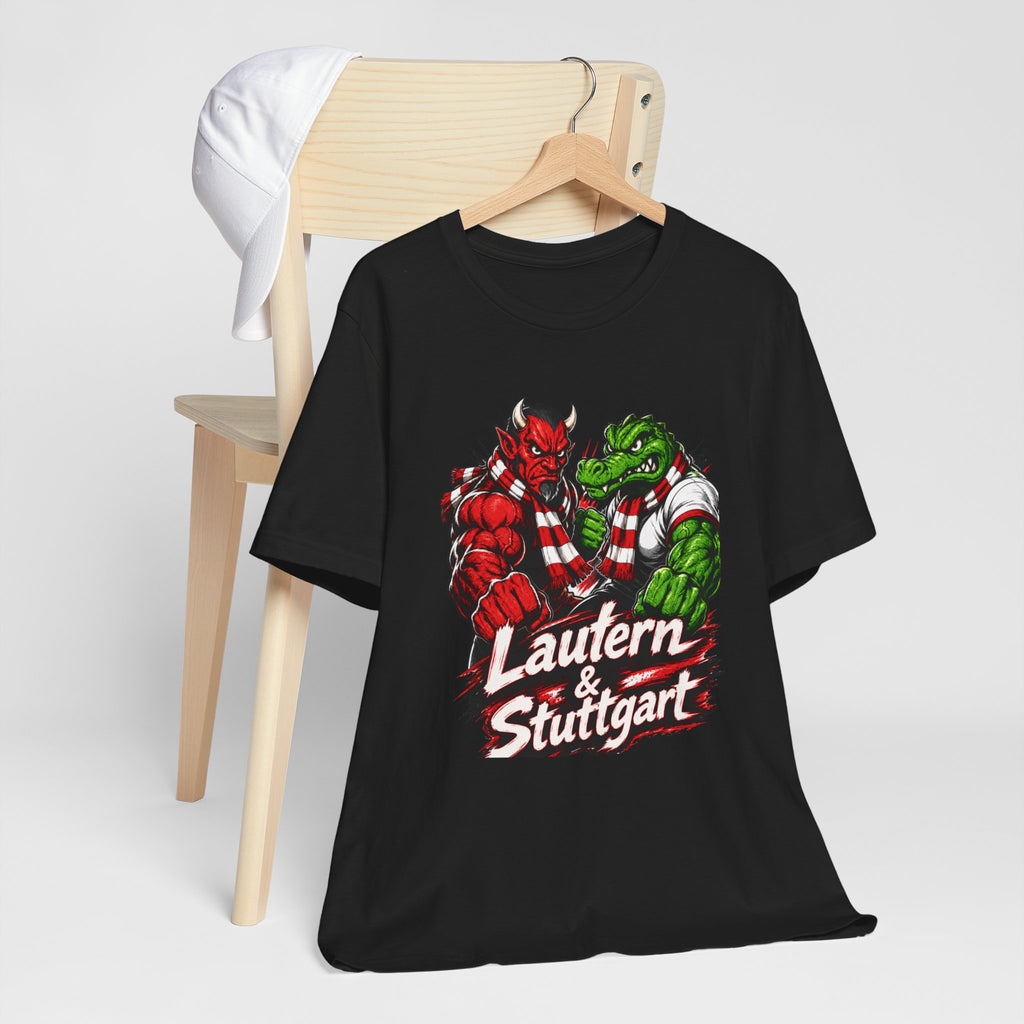 Herren T-Shirt „Lautern & Stuttgart“ Fanmotiv
