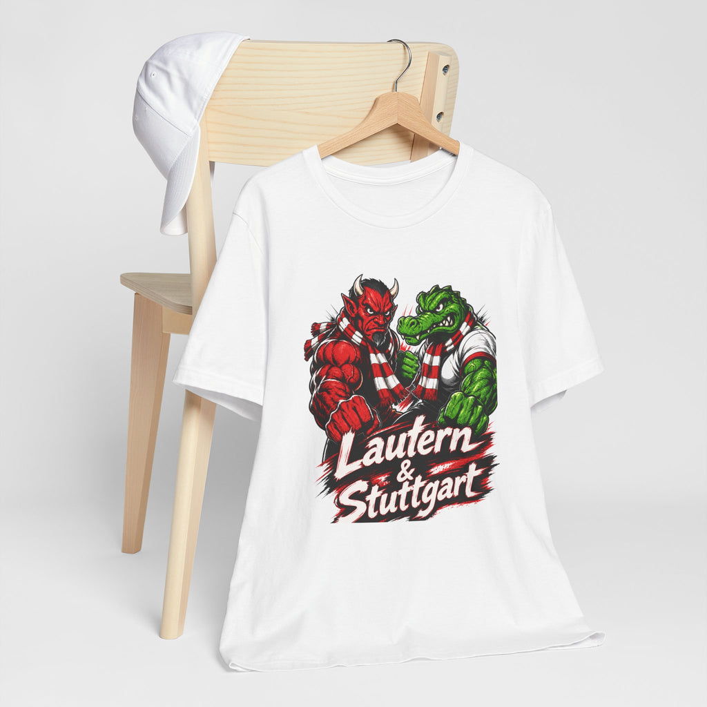 Herren T-Shirt „Lautern & Stuttgart“ Fanmotiv