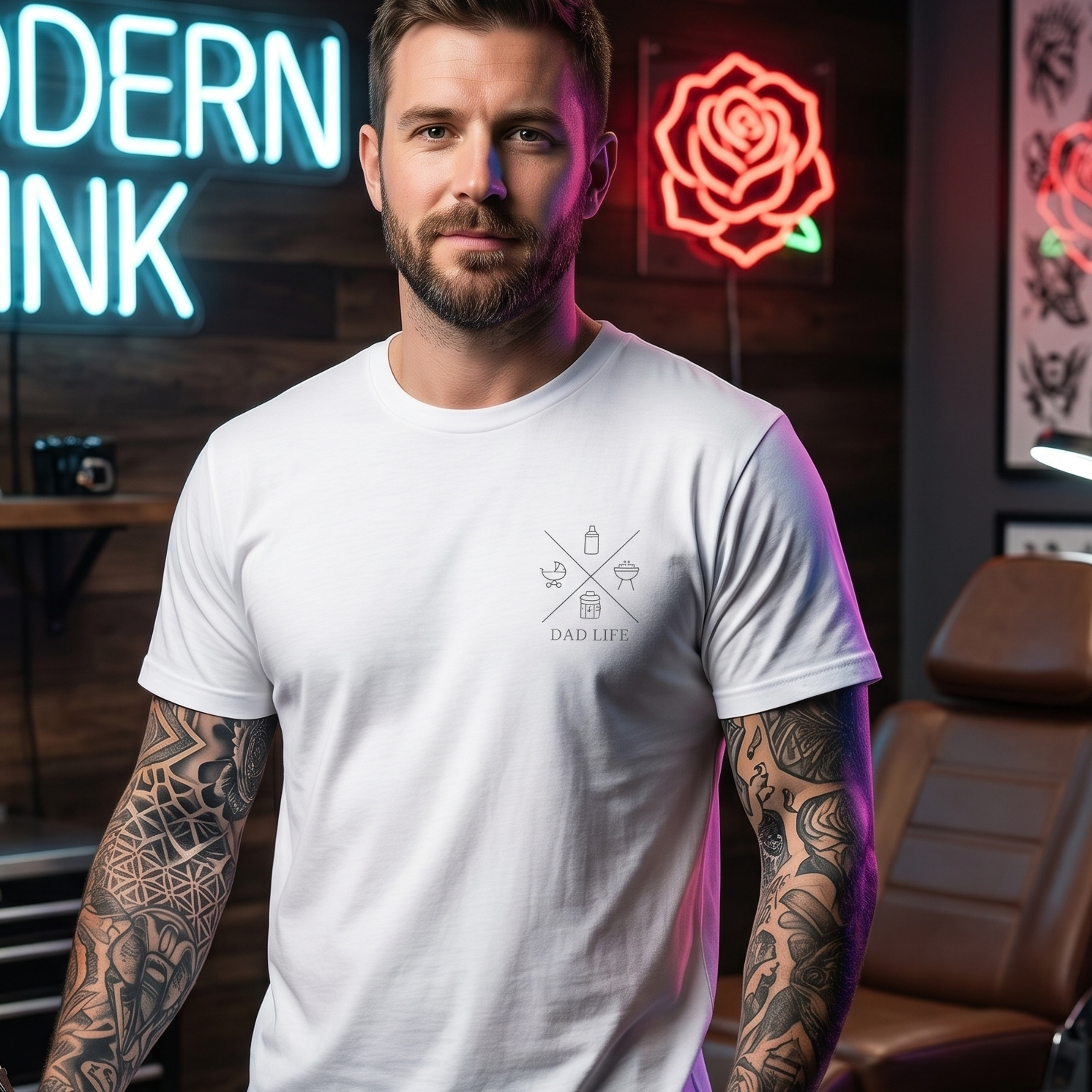Herren T-Shirt „Dad Life“ Minimal Design