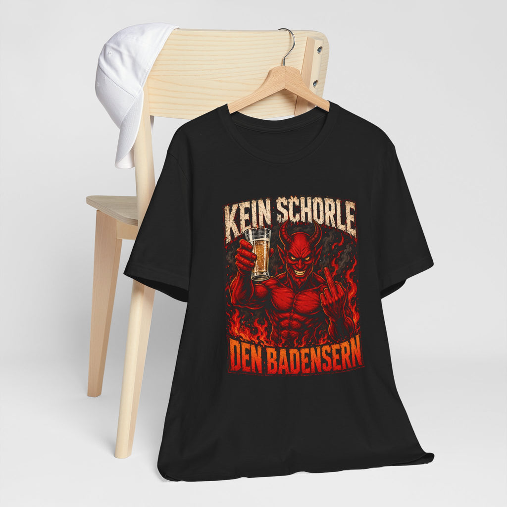 Herren T-Shirt „Kein Schorle den Badensern“
