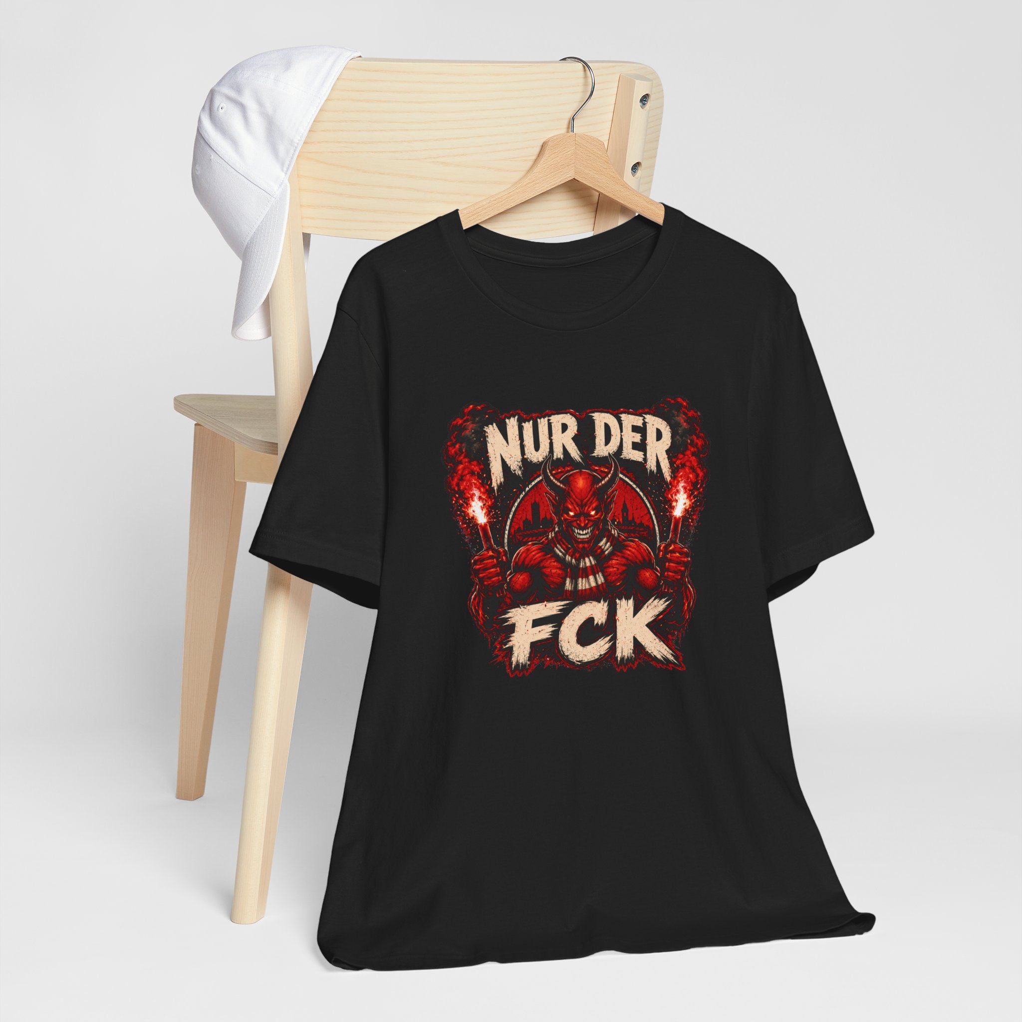Herren T-Shirt „Nur der FCK“ Fanmotiv