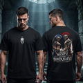 Sparta Herren T-Shirt – Front & Back Print – „Gebt ihnen nichts“