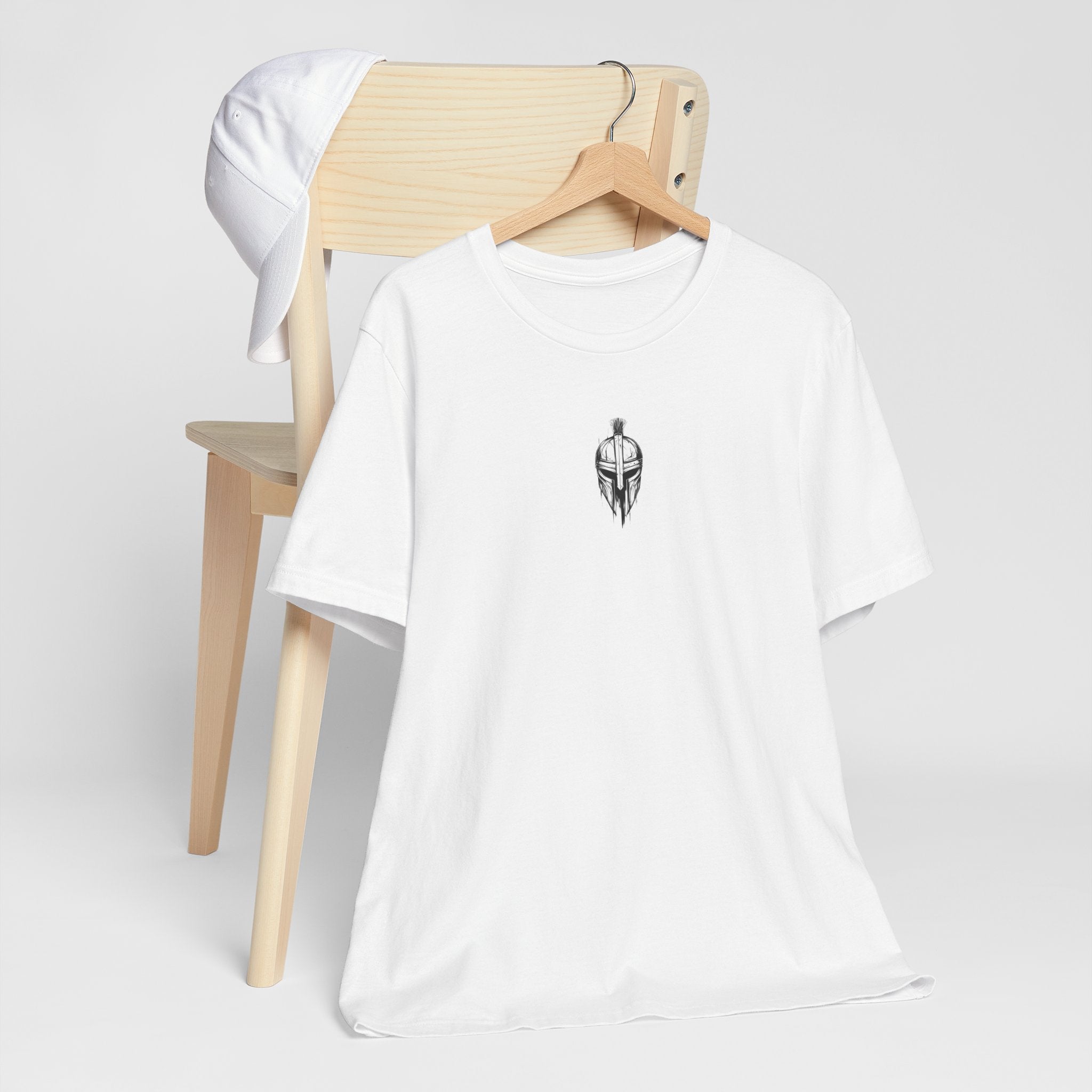 Sparta Herren T-Shirt – Front & Back Print – „Gebt ihnen nichts“