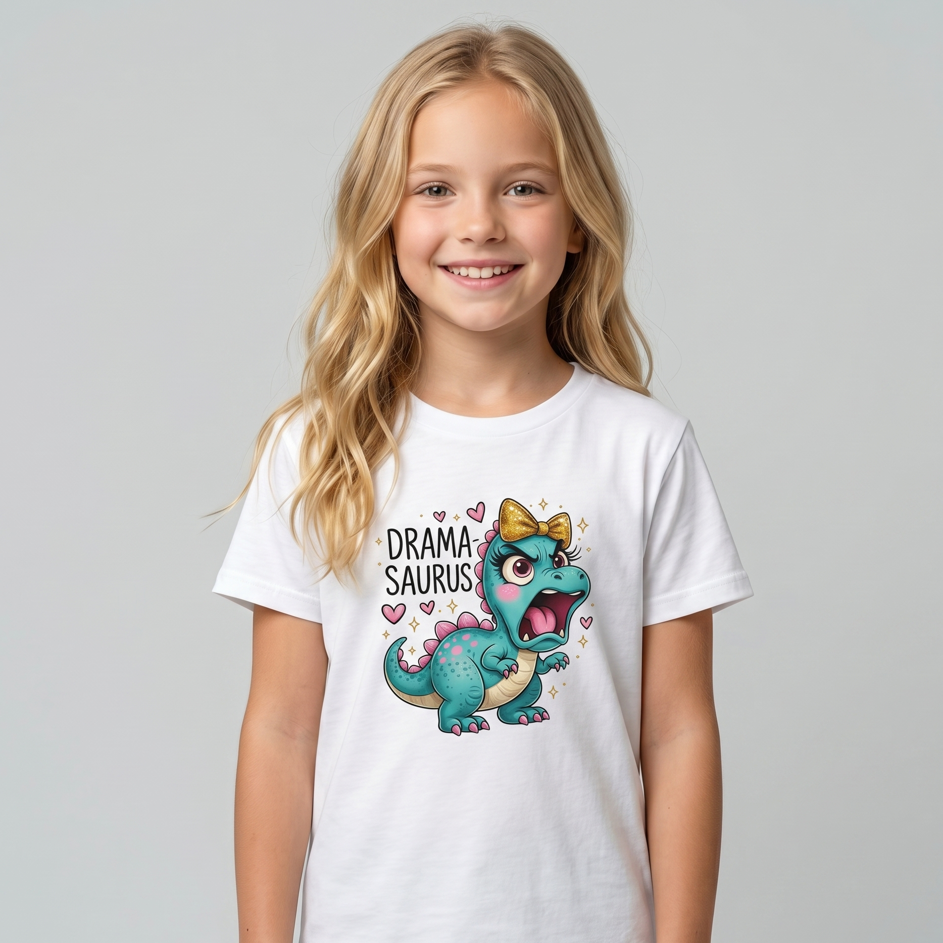Kinder T-Shirt „Drama-Saurus“