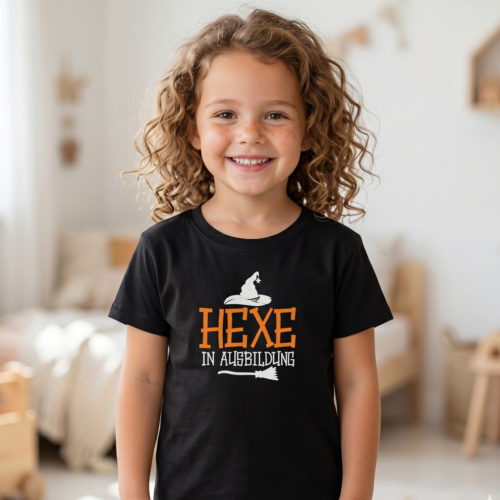 Kinder T-Shirt „Hexe in Ausbildung“