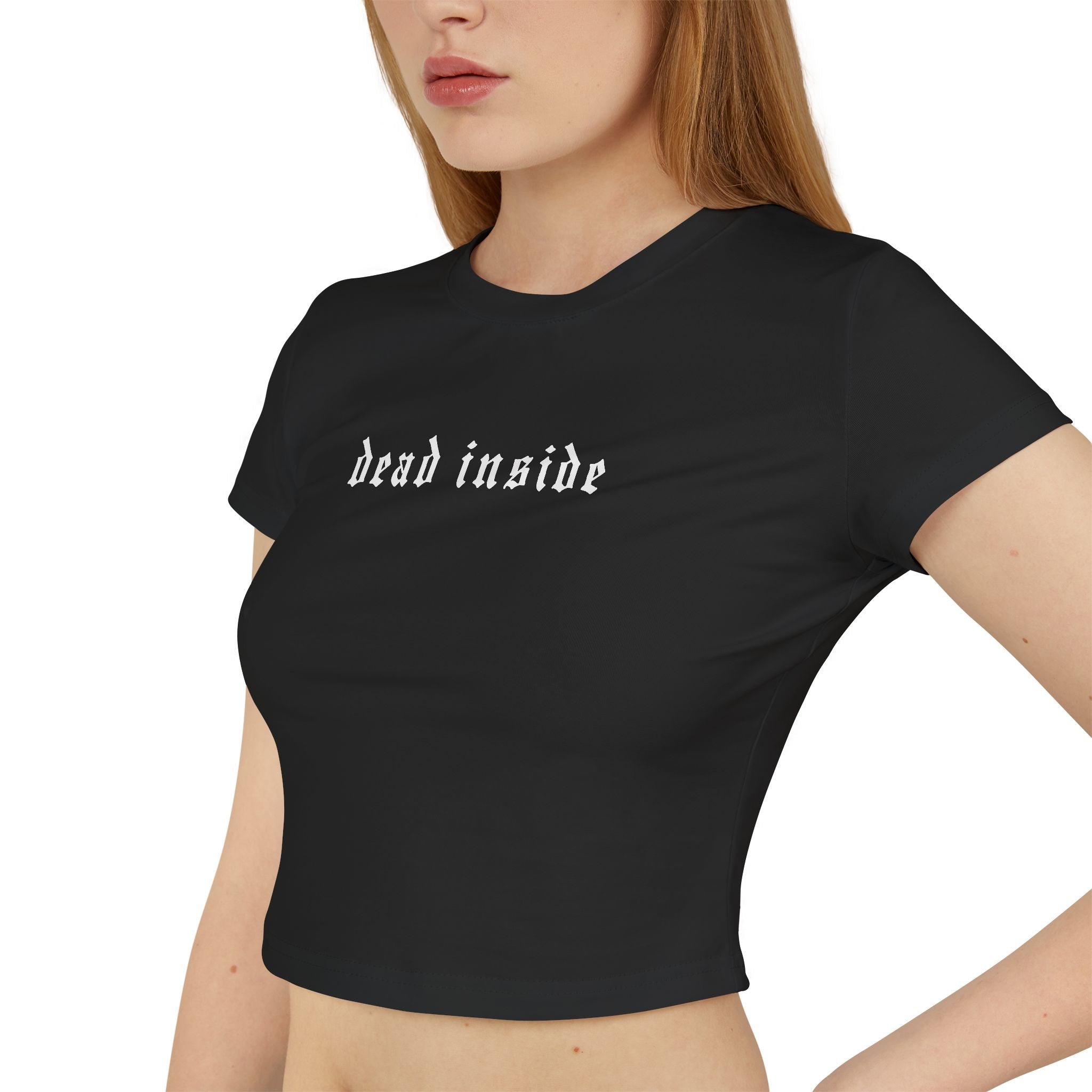 Cropped Shirt „Dead Inside“