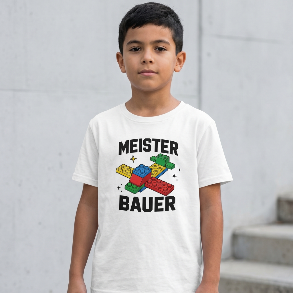 Kinder T-Shirt „Meister Bauer“
