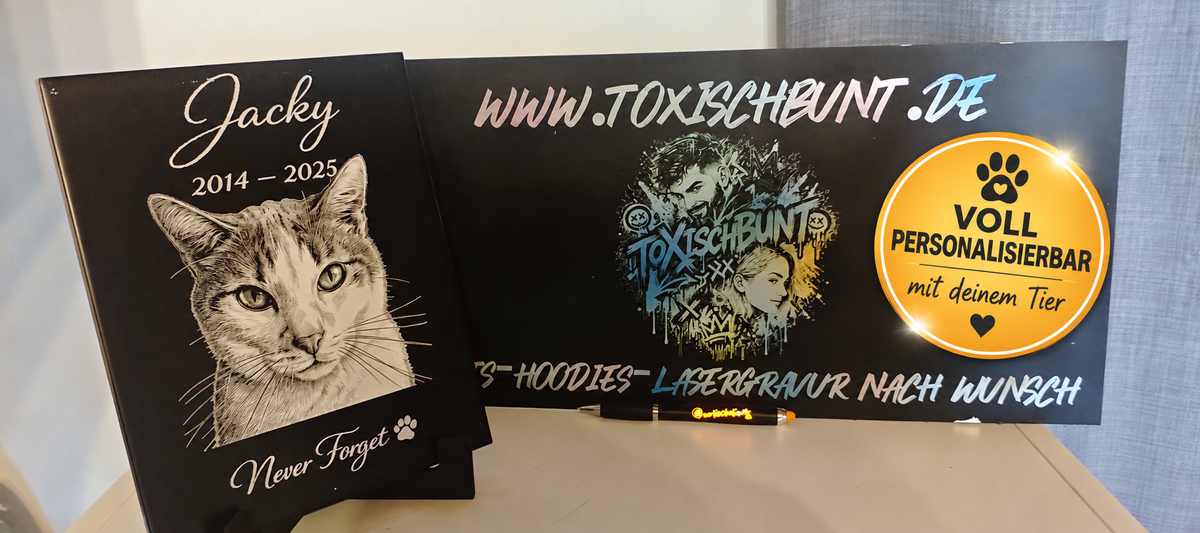 ERINNERUNGSFLIESE KATZE 🐾 – voll personalisierbar