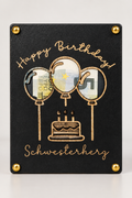 Geldgeschenk „Happy Birthday!“ in cooler Black-Edition