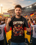 Herren T-Shirt „Staatsfeind #1“ – Satirisches Fußball CUCURELLA