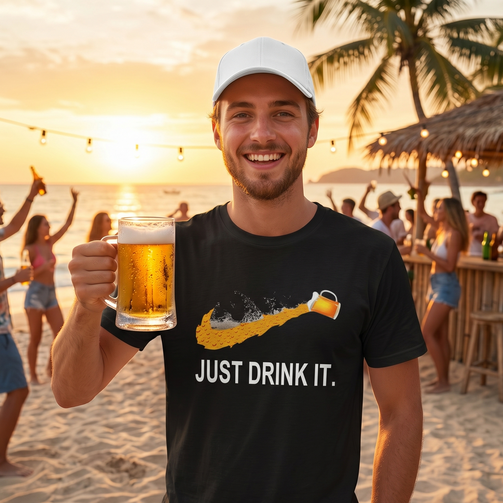 Herren T-Shirt „Just Drink It“