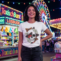 Ladys-Shirt „Skull Butterfly“